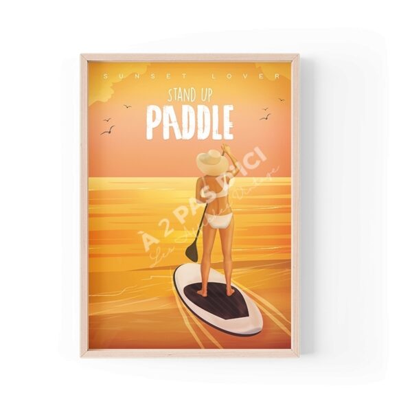 Affiche Stand Up Paddle